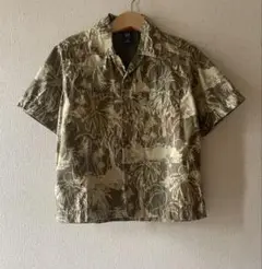 美品♦︎ GAP ギャップ ボタニカル柄 半袖 開襟カジュアルシャツ 110