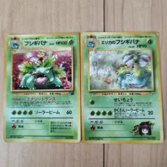 旧裏フシギバナ＆エリカのフシギバナカード２枚セット