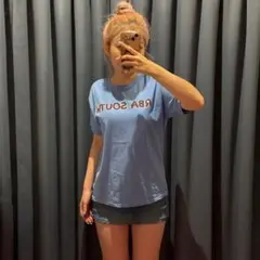 【送料無料】USA古着 GILDAN 両面プリント Tシャツ Y2K ギャル