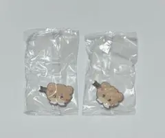 mikko charactersフロッキー ヘアクリップ ラテA2点セット