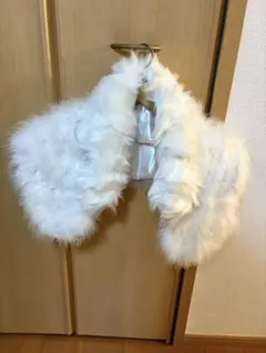 値下げ中　2枚重ねで可愛い♡成人式 フェザーショール