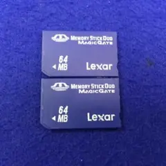 C400 Lexar Memory Stick Duo 64MB 2枚