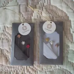 ☆cohana☆お花の待針&星の待針セット(各1つ)：未開封品
