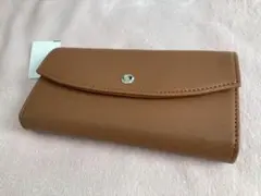 しまむら 長財布 茶
