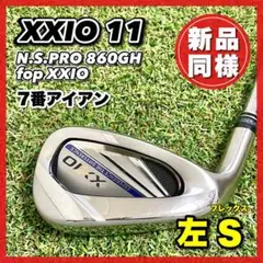 新品同様!希少なレフティ ゼクシオ11 7番アイアン N.S.PRO 860GH
