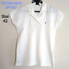 TRUSSARDI SPORT フレンチスリーブポロシャツ