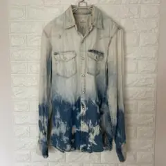 AMERICAN EAGLE グラデーションデニムシャツ サイズS 美品