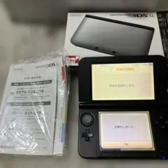 NINTENDO 3DS LL シルバーブラック 本体