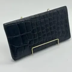 クロコダイルレザー　長財布　エキゾチックレザー　お札入