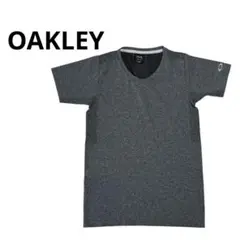 【美品】オークリー パフォーマンス Tシャツ L グレー スポーツ 160