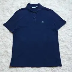 古着70s 80s Lacoste ビッグサイズネイビー ポロシャツ8