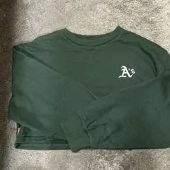 A'sロゴ ダークグリーン トレーナーセットアップ Fサイズ