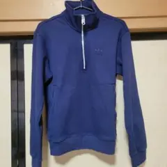 美品　adidas メンズ ハーフジップ S