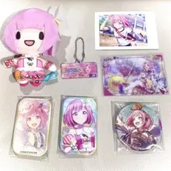 プロセカ 鳳えむ まとめ売り ぬいぐるみ 缶バッジ グリ缶 スク缶 キーホルダー