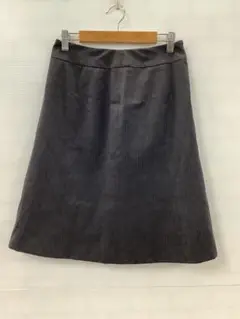 8.5◎A816P◎アンカーウーマン◎ひざ丈スカート◎台形◎ストライプ