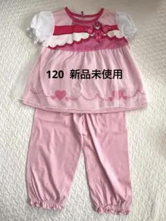 新品未使用　キミとアイドルプリキュア　半袖パジャマ　ピンク　120 上下セット