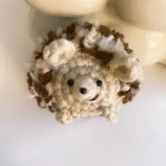 ハリネズミ　あみぐるみ