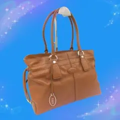 《美品》 トッズ レザー トートバッグ ブラウン系