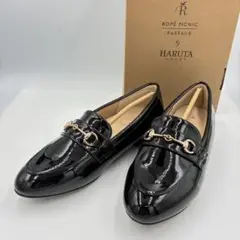 新品未使用✨ROPE PICNIC✖️HARUTA ローファー ブラック 23.5