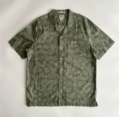 【デッドストック】00s 初期 エルエルビーン アロハ オープンカラーシャツ L