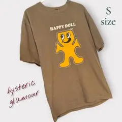 希少　ヒステリックグラマー　ロゴ　Tシャツ ブラウン　Sサイズ