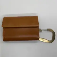 クリフ エマージェンシーウォレット カラビナ キャメル