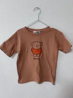 Boris キャラクター Tシャツ ブラウン 110cm