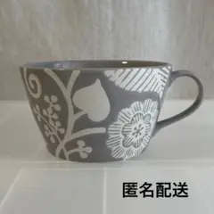 波佐見焼 西山 フロールブランシュ マグカップ スープマグ スープボウル グレー