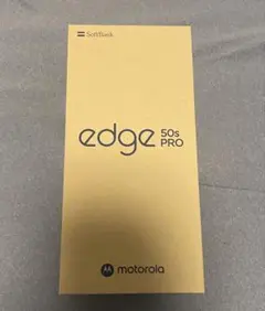 【新品未使用】motorola edge 50s pro 256GB ブラック
