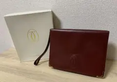 カルティエ マストライン セカンドバッグ クラッチバッグ