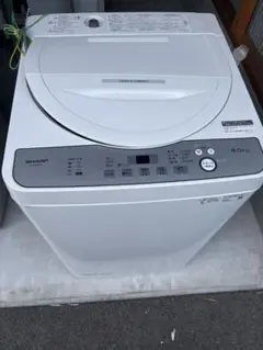 【値下げ！】大阪府内配送設置無料！SHARP全自動洗濯機 6.0kg