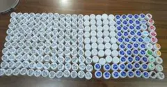 ペットボトルキャップ白系220個