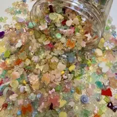 【おまけあり】ネイルパーツ　まとめ売り　レジン　　無臭樹脂 400+