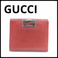 ⭐美品⭐GUCCI 折財布 Gクリップ 赤