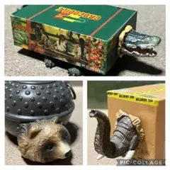 DELIVERY ZOO デリバリーズ【ワニ・ゾウ】ぶんぶくちゃがまたぬき