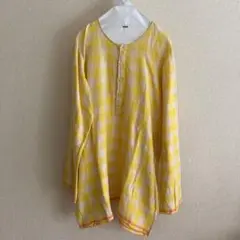 dosa_クルタシャツ_チェック_トップス