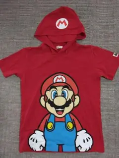 スーパーマリオ フード付きTシャツ 160cm