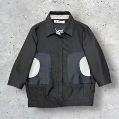 MARNI ジャケット コントラスト楕円ポケット パッチポケット