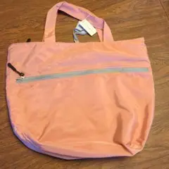ナイロン製ピンクトートバッグ撥水加工　川辺