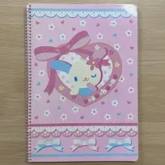 平成レトロ　サンリオ　ウサハナ　ノート　シール付き　2004年