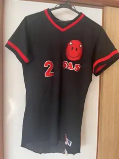 草野球　ユニフォーム　練習着　背番号2 メッシュ素材