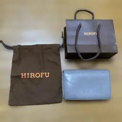HIROFUヒロフ　レザー 二つ折り財布