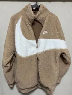 NIKE ナイキ リバーシブル ボア ジャケット L ブルゾン ベージュ