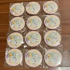 藤堂ユリカ 有栖川おとめ イオン限定 アイカツ 缶バッジ チーズソフトクッキー
