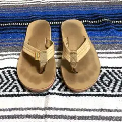 レインボーサンダル　シングル　USA製　シェラブラウン　made in USA