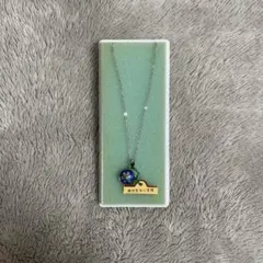 【新品未使用】銀張製本七宝焼 ネックレス 花柄 ブルー