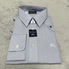 BURBERRY ストライプ ロゴ ワイシャツ 長袖 メンズ XL相当