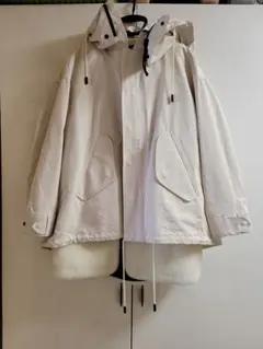 THE RERACSライナー付きモッズコート アイボリー38サイズ