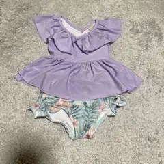 petit main 女の子 水着 タンキニ 90cm
