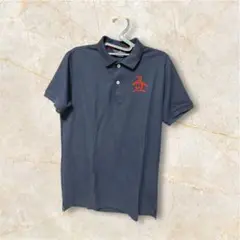 美品★Munsingwear ネイビー ポロシャツ メンズM